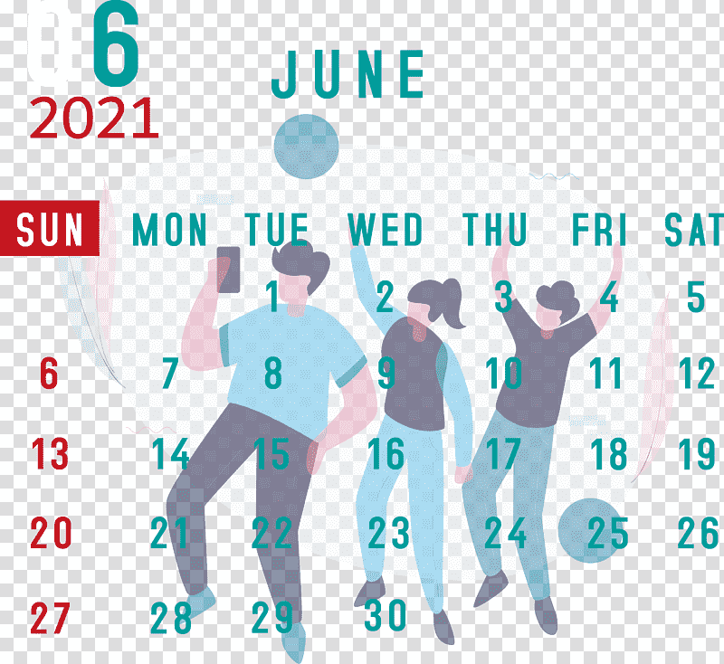 June 2021 Calendar 2021 Calendar June 2021 Printable Calendar, Calendar System, Calendar Year, Month, Calendar Date, Online Calendar, Lunar Calendar transparent background PNG clipart