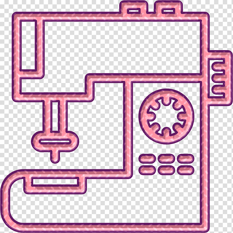 Household Set icon Sew icon Sewing machine icon, Line, Meter, Number, Mathematics, Geometry transparent background PNG clipart