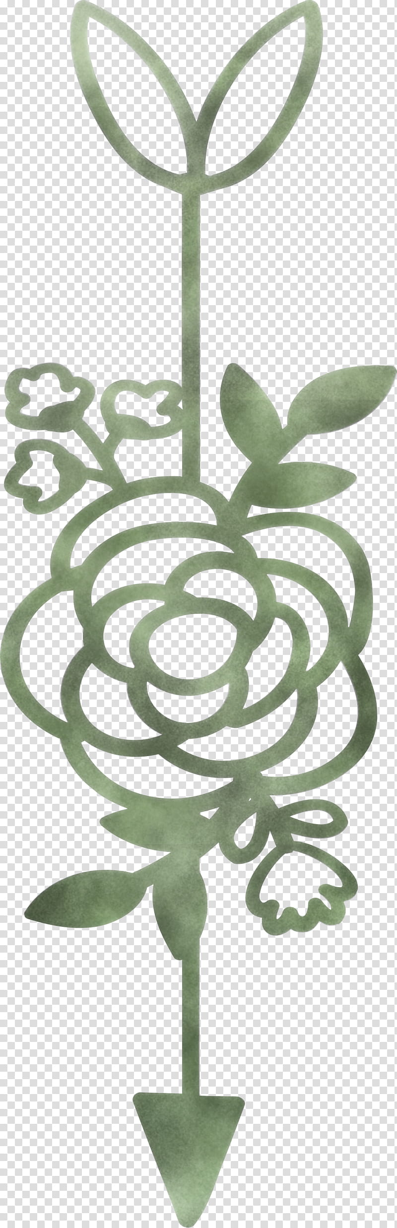 boho arrow flower arrow, Leaf, Plant, Plant Stem transparent background PNG clipart