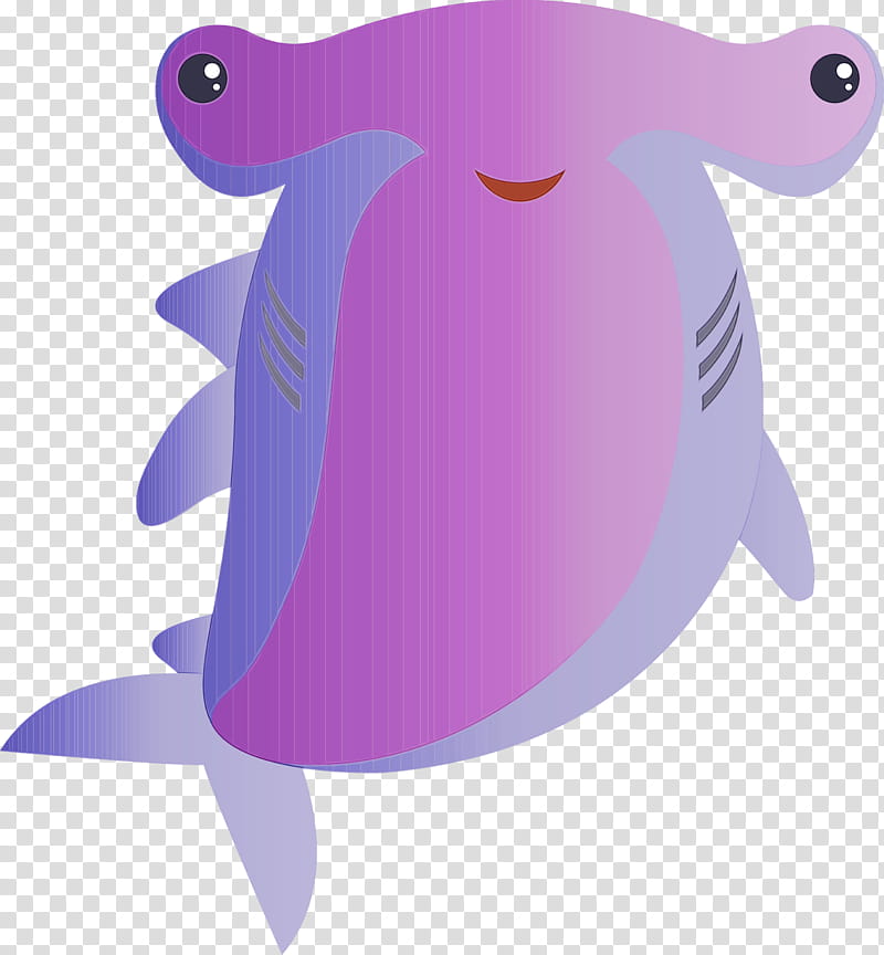 cartoon purple dolphin sea turtle, Watercolor, Paint, Wet Ink, Cartoon transparent background PNG clipart