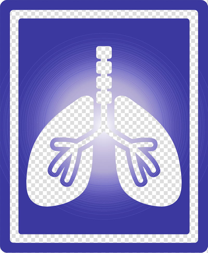 sign electric blue symbol icon, Corona Virus Disease, Lungs, Watercolor, Paint, Wet Ink transparent background PNG clipart