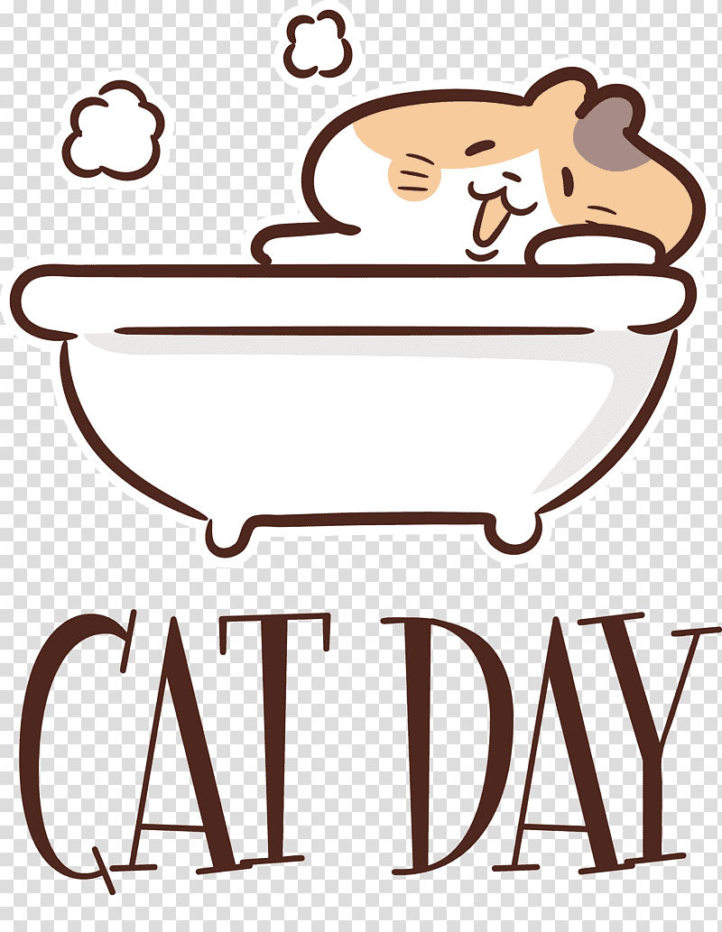 International Cat Day Cat Day, Logo, Cartoon, Meter, Line, Happiness, Behavior transparent background PNG clipart