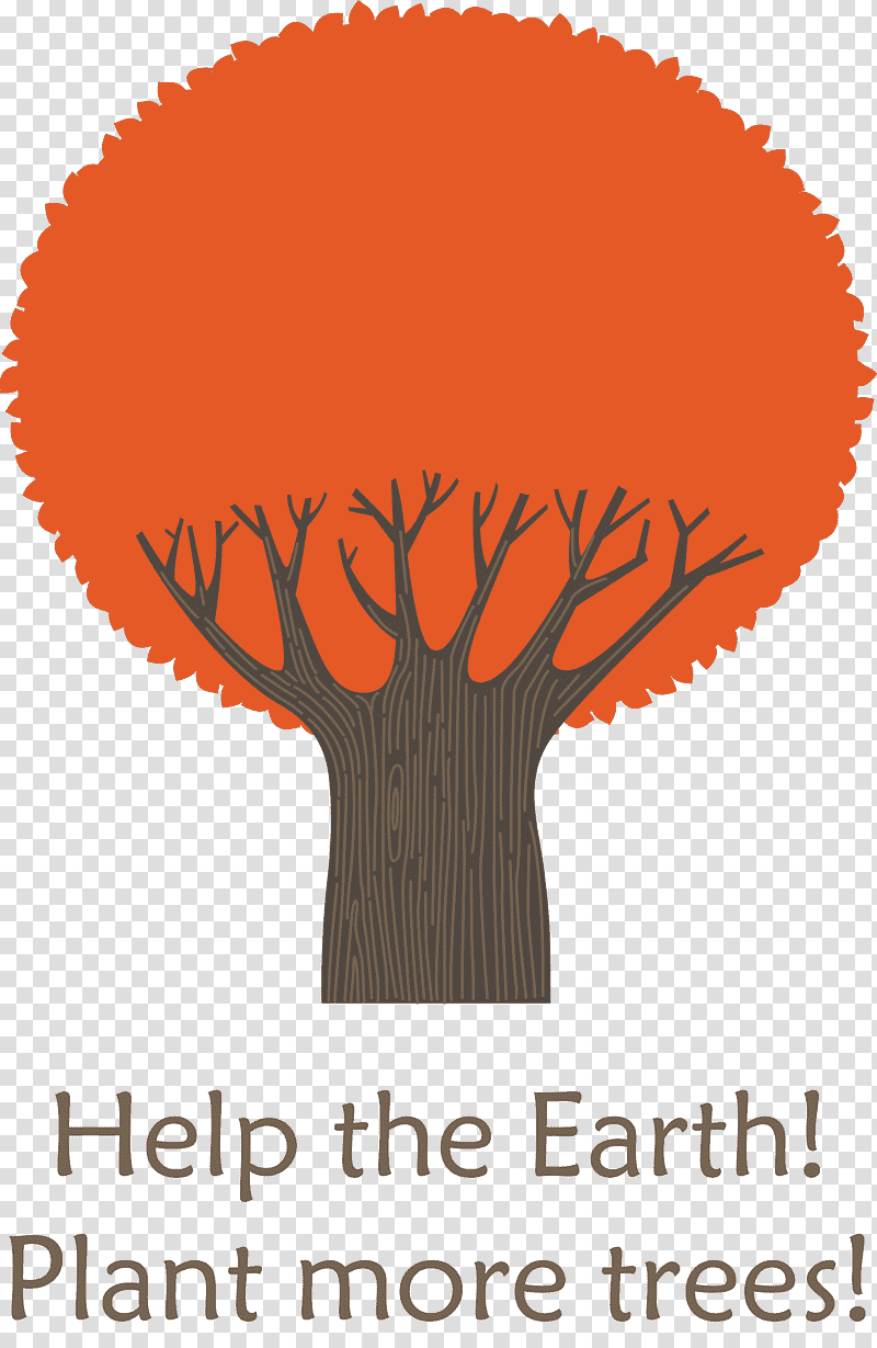 Plant trees arbor day earth, Logo, Orange, Menstrual Cycle, Youtube, Meter, Dua transparent background PNG clipart