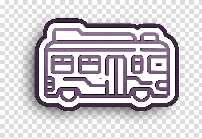 City icon Bus icon, Text, Logo, Line transparent background PNG clipart