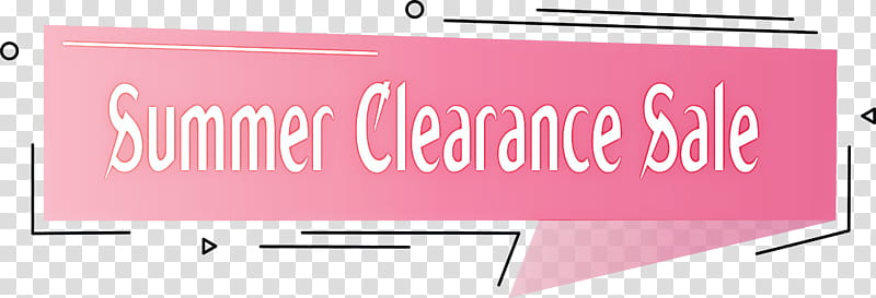 Summer Clearance Sale, Logo, Banner, Pink M, Area, Line, Meter transparent background PNG clipart