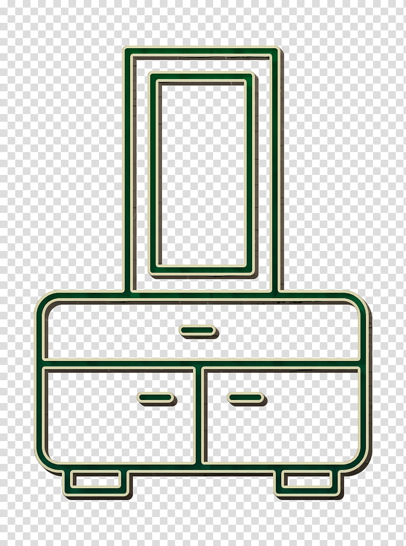 Interiors icon Chest icon Furniture and household icon, Rectangle transparent background PNG clipart