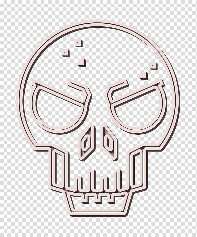 Tattoo icon Skull icon, Head, Bone, Logo, Line Art transparent background PNG clipart