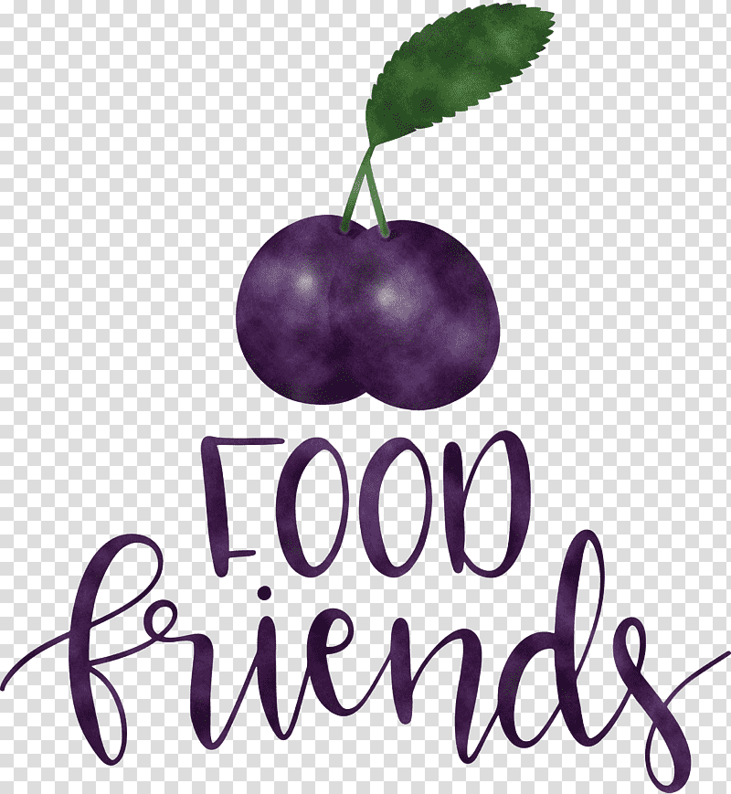 Food Friends Food Kitchen, Cherry, Lilac M, Meter, Fruit transparent background PNG clipart