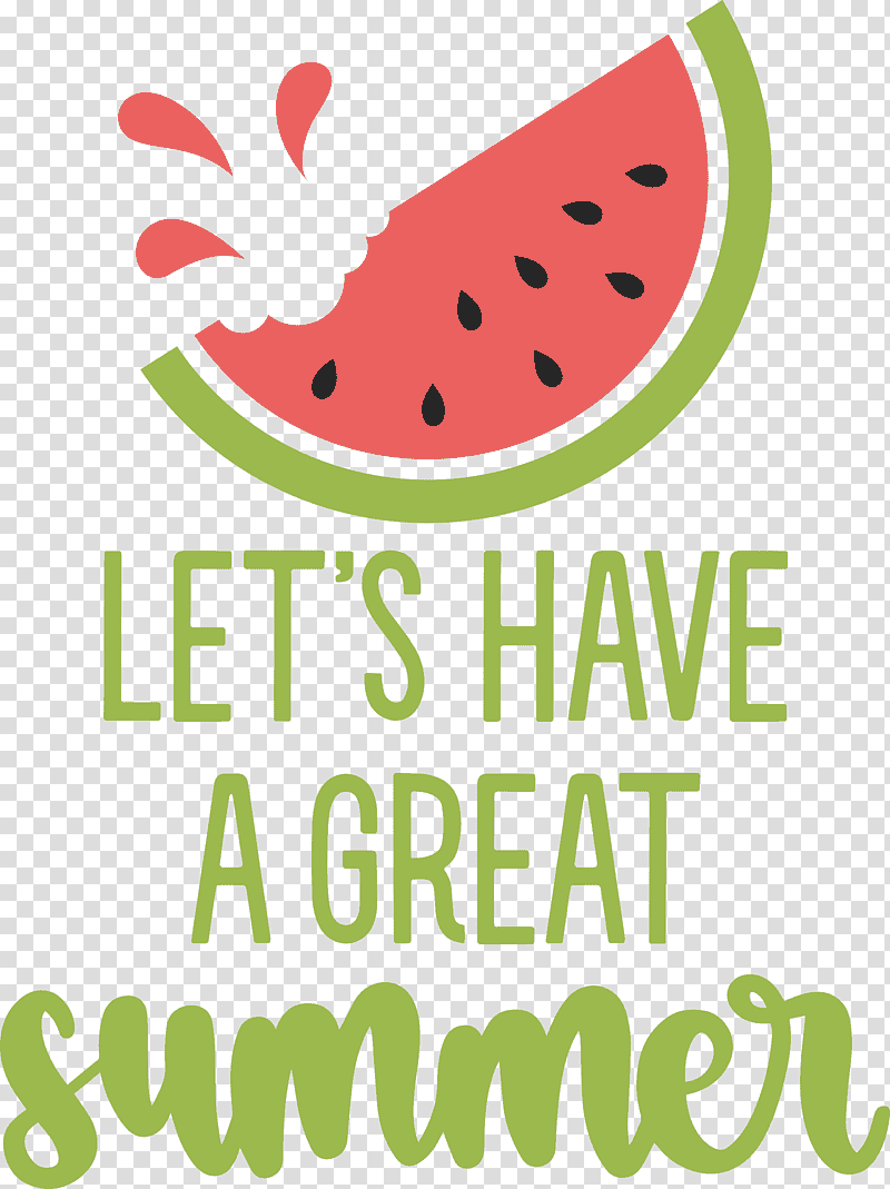 Great Summer summer, Summer
, Watermelon, Superfood, Logo, Natural Food, Typography transparent background PNG clipart