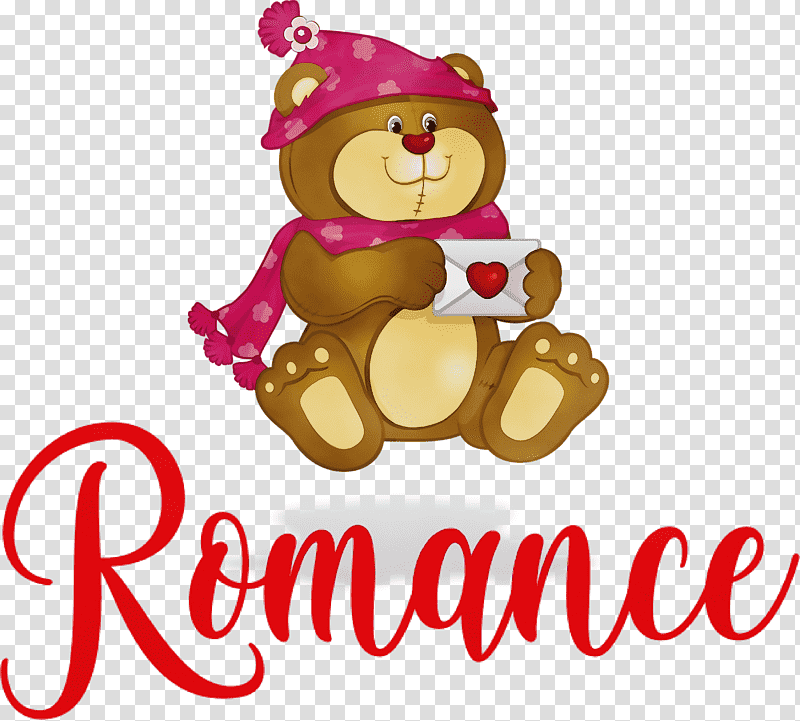 Teddy bear, Romance, Valentines Day, Watercolor, Paint, Wet Ink, Bears transparent background PNG clipart
