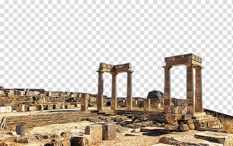 ancient history ancient rome history museum of antiquities, Watercolor, Paint, Wet Ink, Ancient Roman Architecture, Ruins, World Heritage Site, Greece transparent background PNG clipart