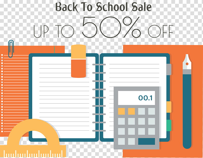 Back to School Sales Back to School Discount, Flat Design transparent background PNG clipart