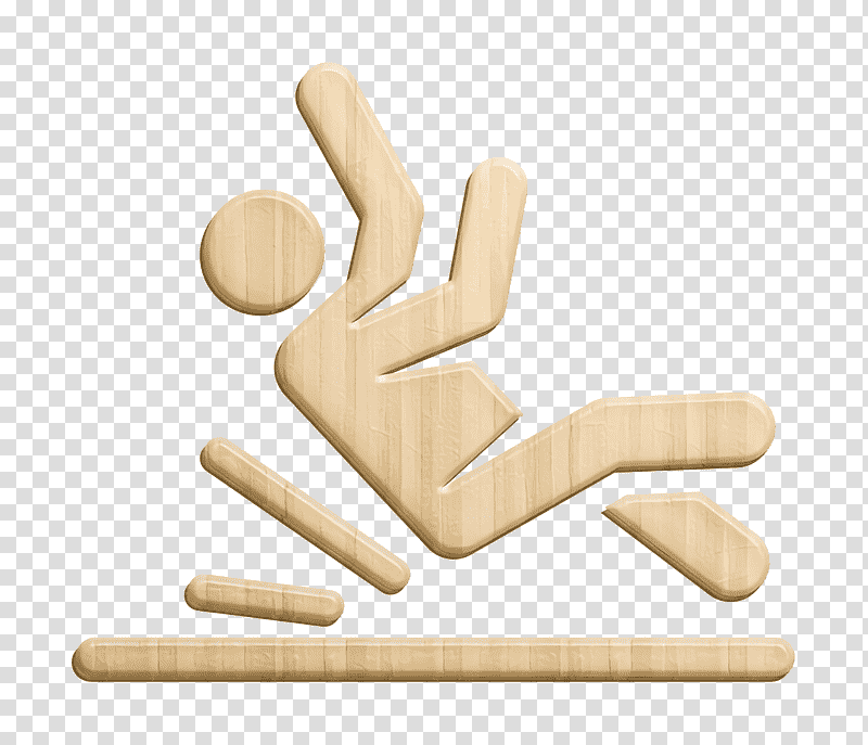 Accident icon Slip icon Insurance Human Pictograms icon, M083vt, Wood, Hm transparent background PNG clipart