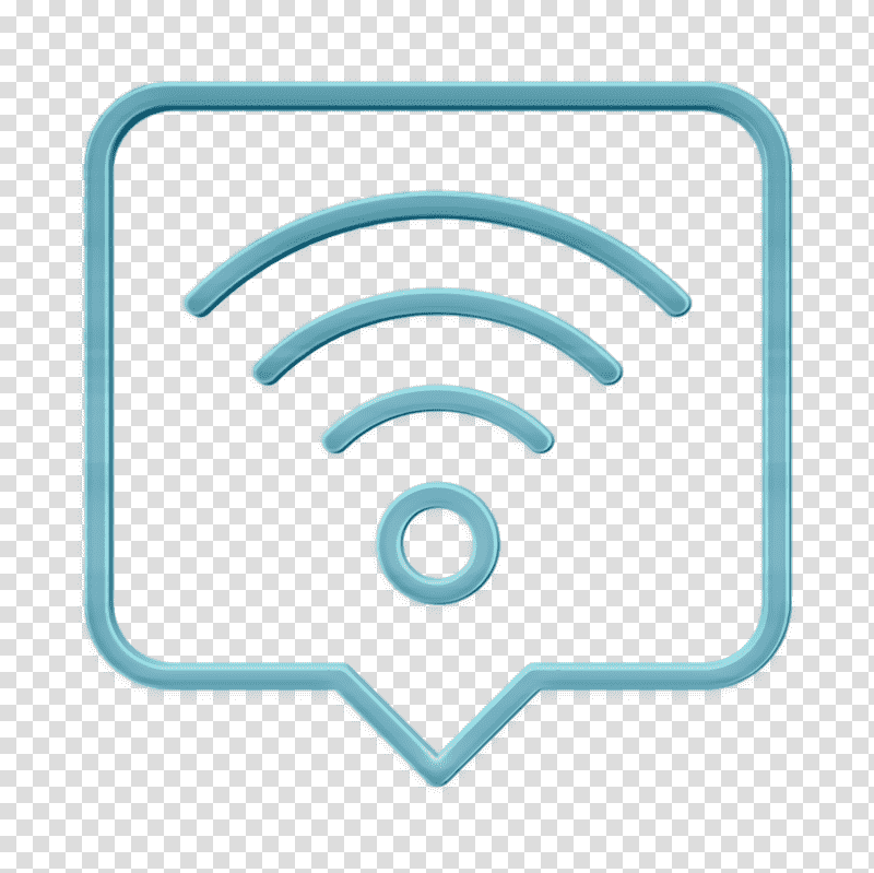 Wifi icon Restaurant Elements icon, Symbol, Aqua M, Chemical Symbol, Meter, Line, Microsoft Azure transparent background PNG clipart