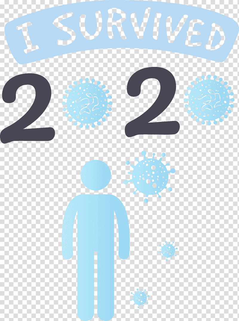 I Survived I Survived 2020 Year, Logo, Number, Meter, Line, Happiness, Microsoft Azure transparent background PNG clipart