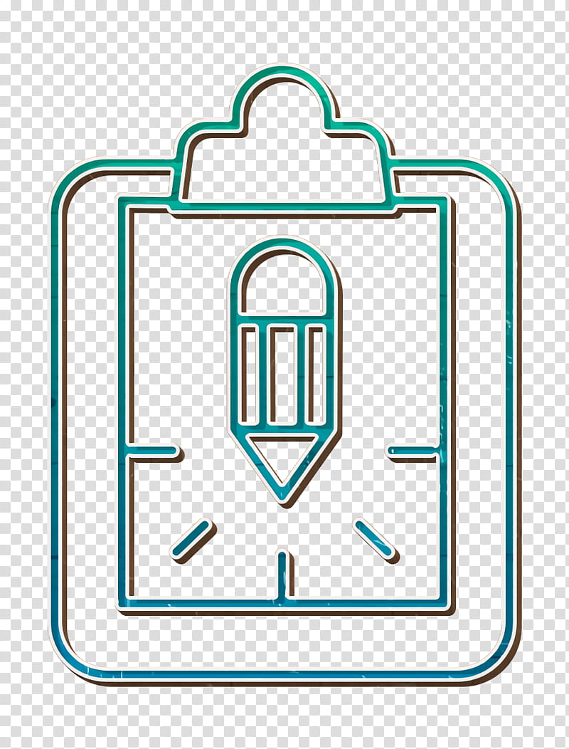 Files and folders icon Creative icon Clipboard icon, Line, Line Art, Rectangle transparent background PNG clipart