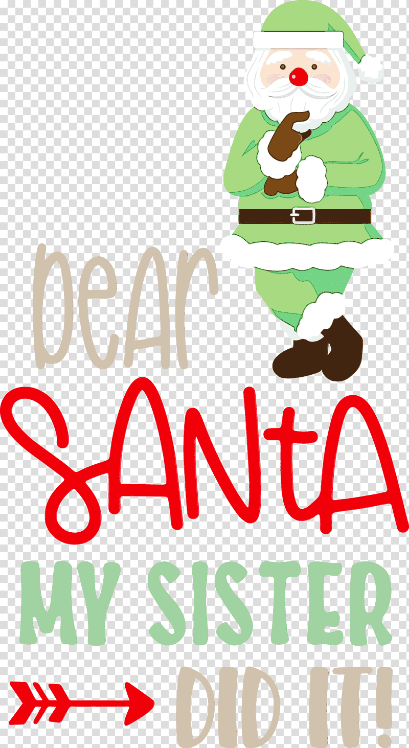 Christmas tree, Dear Santa, Christmas , Watercolor, Paint, Wet Ink, Christmas Day transparent background PNG clipart