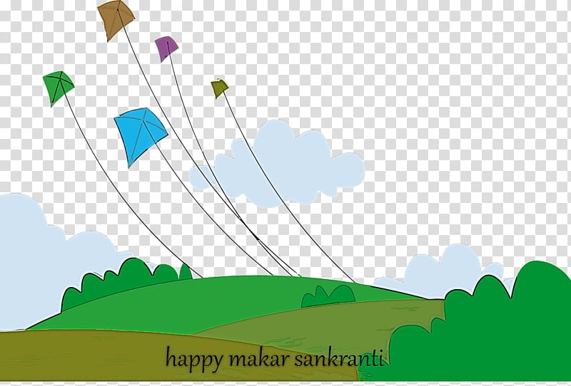 Makar Sankranti Magha Mela, Maghi, Bhogi, Green, Nature, Sky, Leaf, Line transparent background PNG clipart