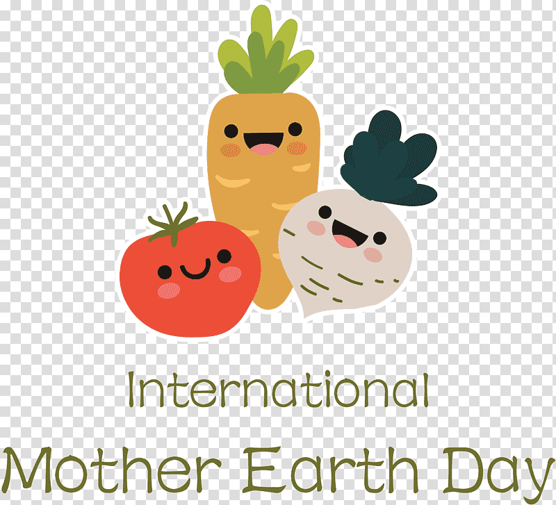 International Mother Earth Day Earth Day, Logo, Cartoon, Meter, Happiness, Fruit, Biology transparent background PNG clipart