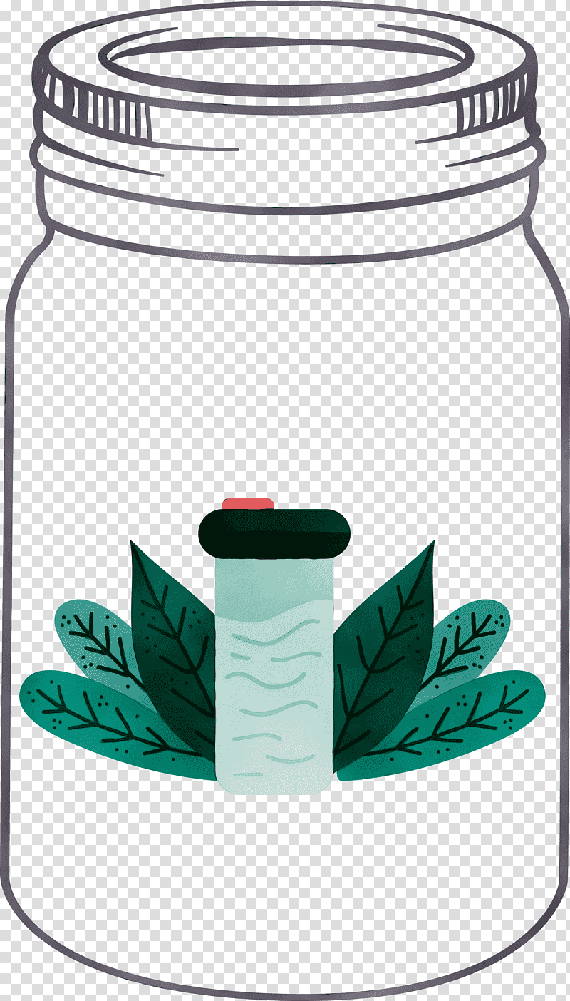 food storage containers leaf green food storage container, Mason Jar, Watercolor, Paint, Wet Ink, Science, Plants transparent background PNG clipart