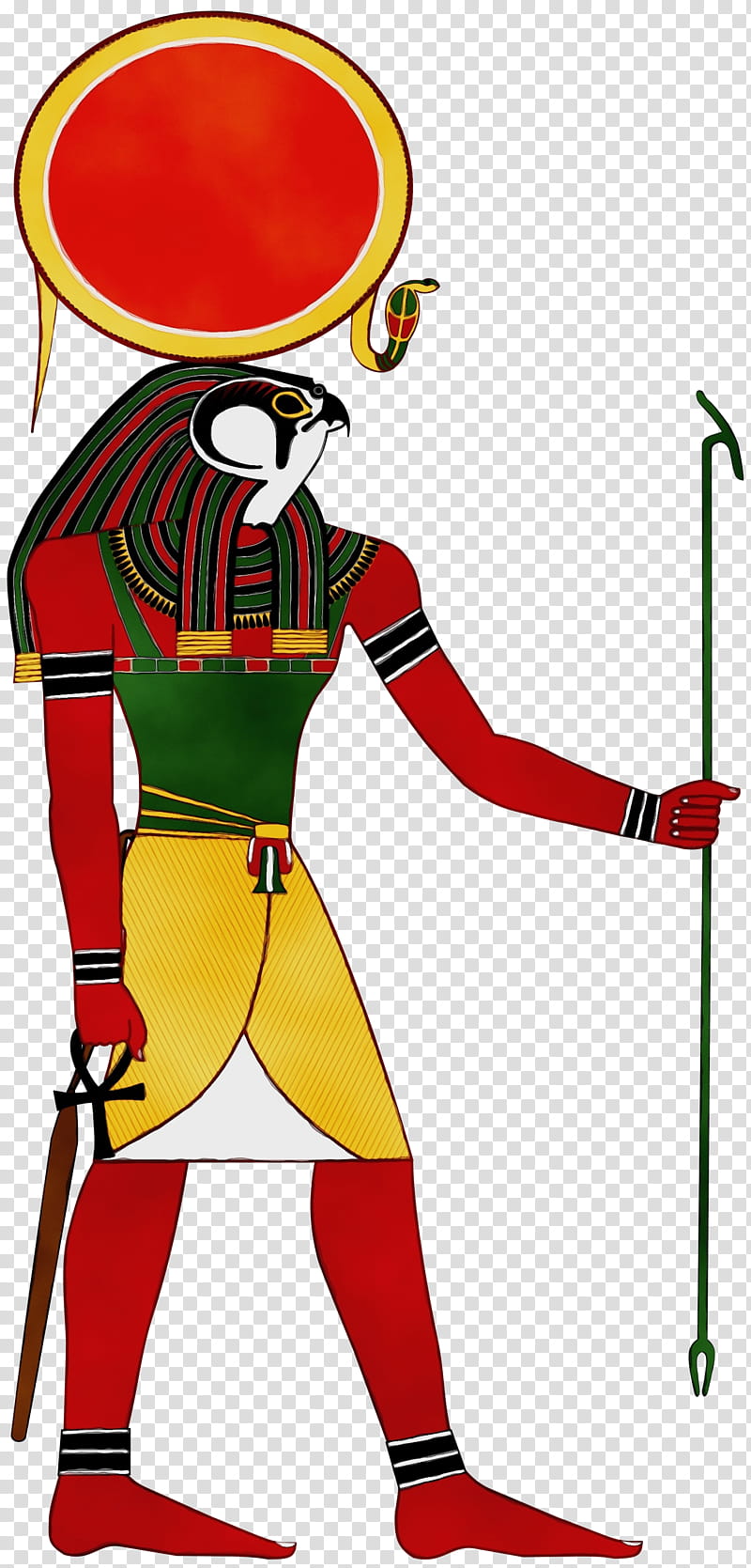 Pharaoh, Watercolor, Paint, Wet Ink, Hathor, Ancient Egypt, Ancient Egyptian Deities, Ancient Egyptian Religion transparent background PNG clipart