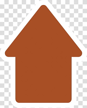 Cute Arrow, Roof, Triangle transparent background PNG clipart thumbnail