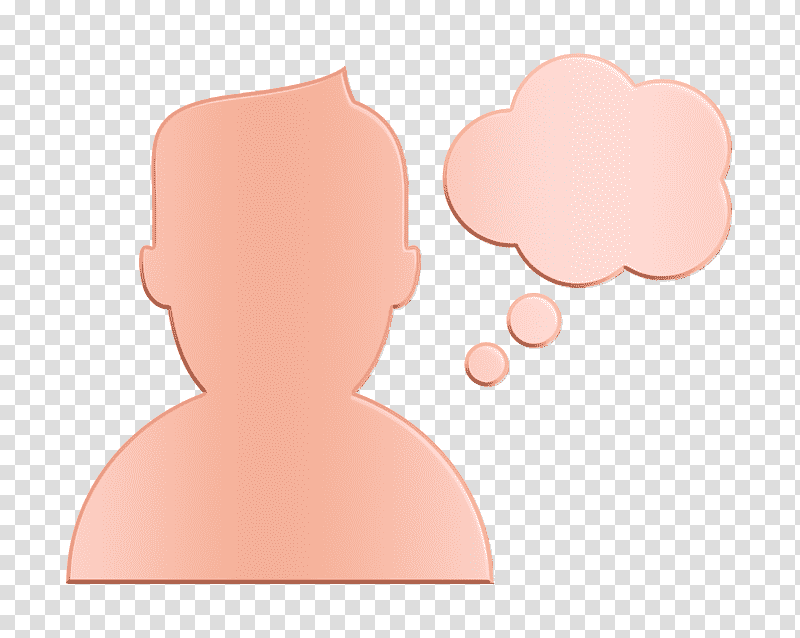 User Set icon Man thinking icon people icon, Think Icon, Face, Lips, Forehead, Meter, Smile transparent background PNG clipart