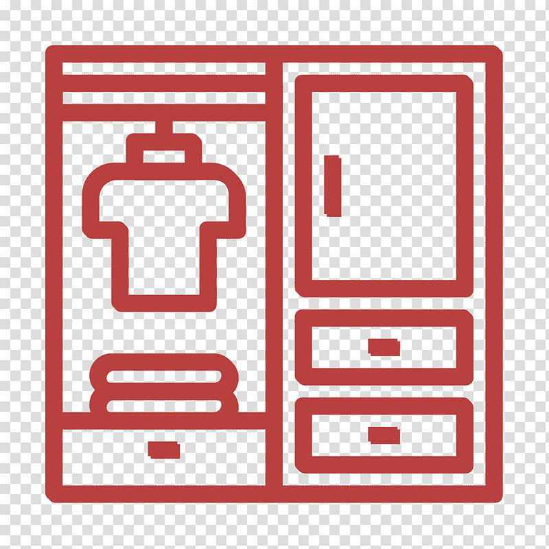 Closet icon Hotel icon, Icon Design, , Logo, Data, Line, Visualization transparent background PNG clipart