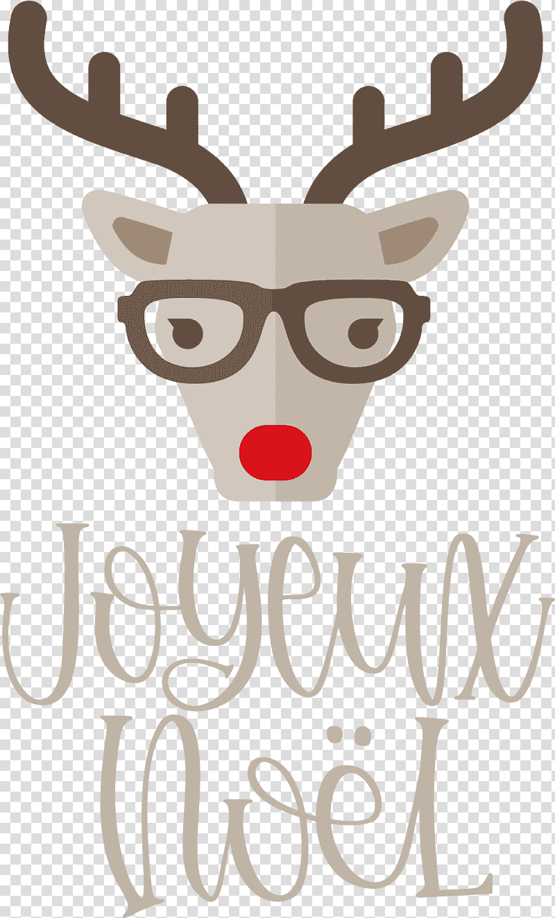 Joyeux Noel, Reindeer, Moose, Red Deer, Elk, Antler, Christmas Day transparent background PNG clipart