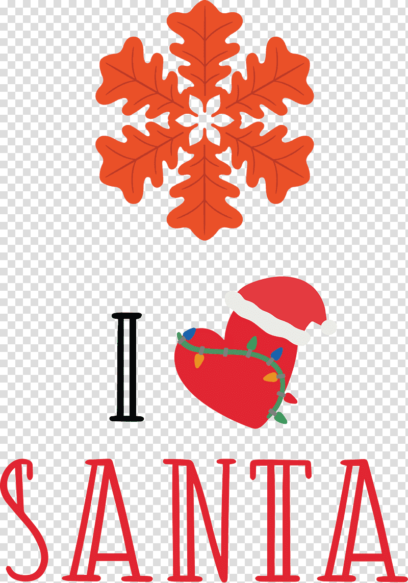 I Love Santa Santa Christmas, Christmas , Fine Arts, Health, Gum Disease, Logo, Textile transparent background PNG clipart