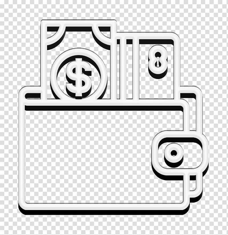 Wallet icon Payment icon, Line, Line Art, Camera, Rectangle, Cameras Optics transparent background PNG clipart