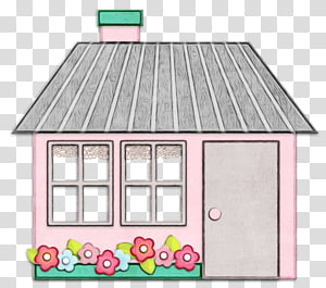 shed roof house building home, Watercolor, Paint, Wet Ink, Cottage, Playhouse, Outdoor Structure transparent background PNG clipart thumbnail