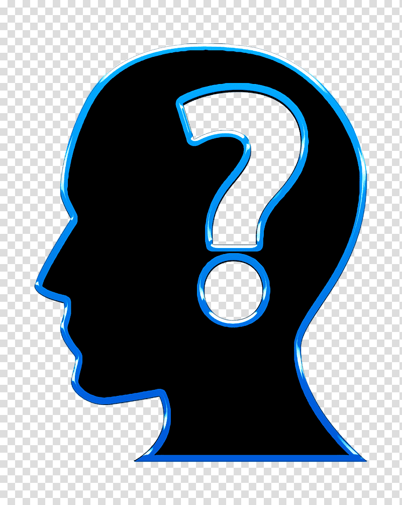 signs icon Question icon Humans Resources icon, Human Head With A Question Mark Inside Icon, Royaltyfree, , Video Clip transparent background PNG clipart