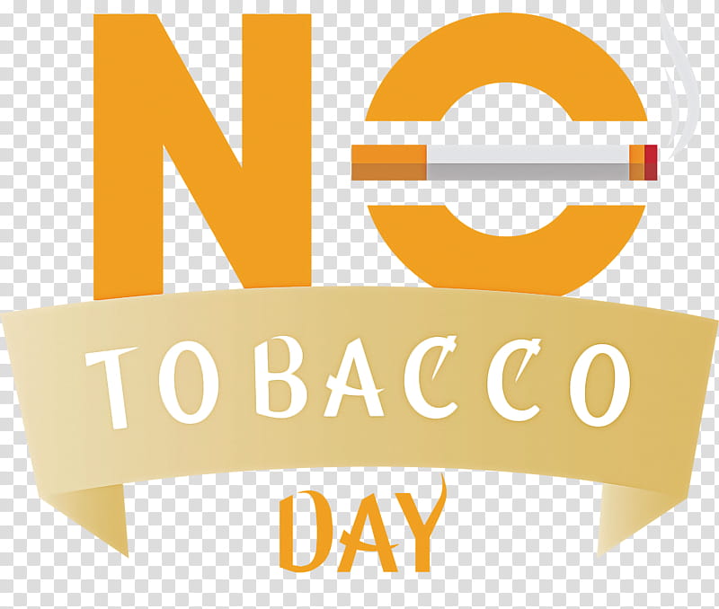No-Tobacco Day World No-Tobacco Day, NoTobacco Day, World NoTobacco Day, Logo, Yellow, Line, Area, Meter transparent background PNG clipart