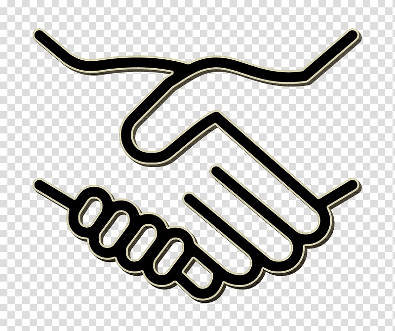 Handshake icon Agreement icon Basic icons icon, Icon Design, Gesture transparent background PNG clipart