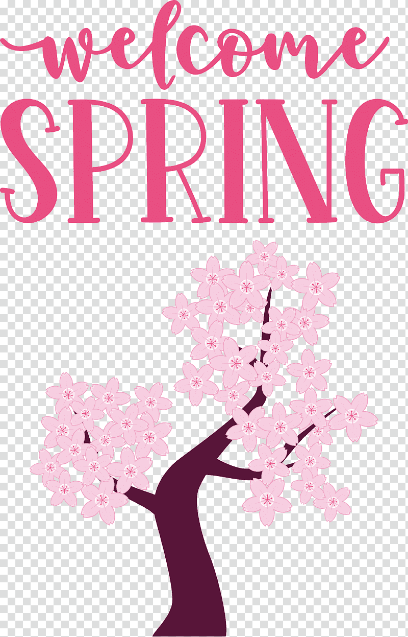 Welcome Spring Spring, Spring
, Cherry Blossom, Floral Design, Lilac M, Petal, Stau150 Minvuncnr Ad transparent background PNG clipart