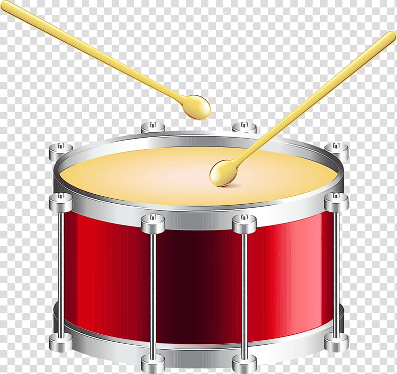 drum musical instrument musical instrument accessory marching percussion drum stick, Watercolor, Paint, Wet Ink, Snare Drum, Tomtom Drum, Drums, Repinique transparent background PNG clipart