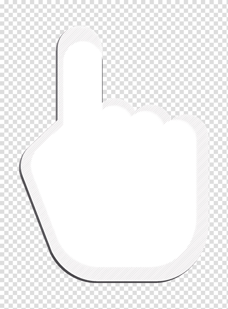Gestures icon Finger icon One icon, Meter transparent background PNG clipart