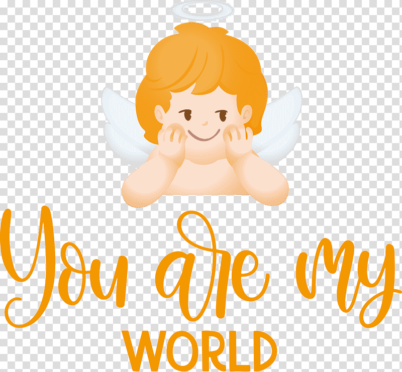 You Are My World Valentine Valentines, Smile, Sticker, Baking, Bread, Butter, Happiness transparent background PNG clipart