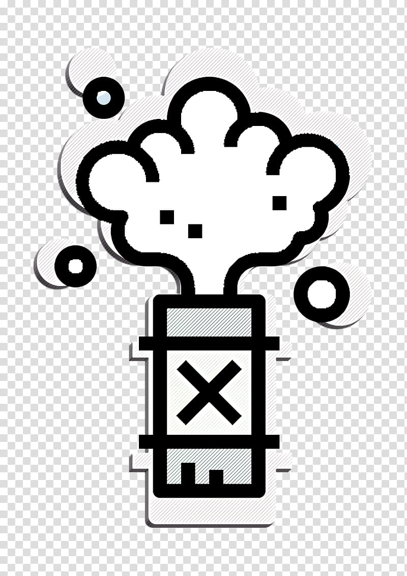 Smoke icon Smoke grenade icon Paintball icon, Symbol transparent background PNG clipart