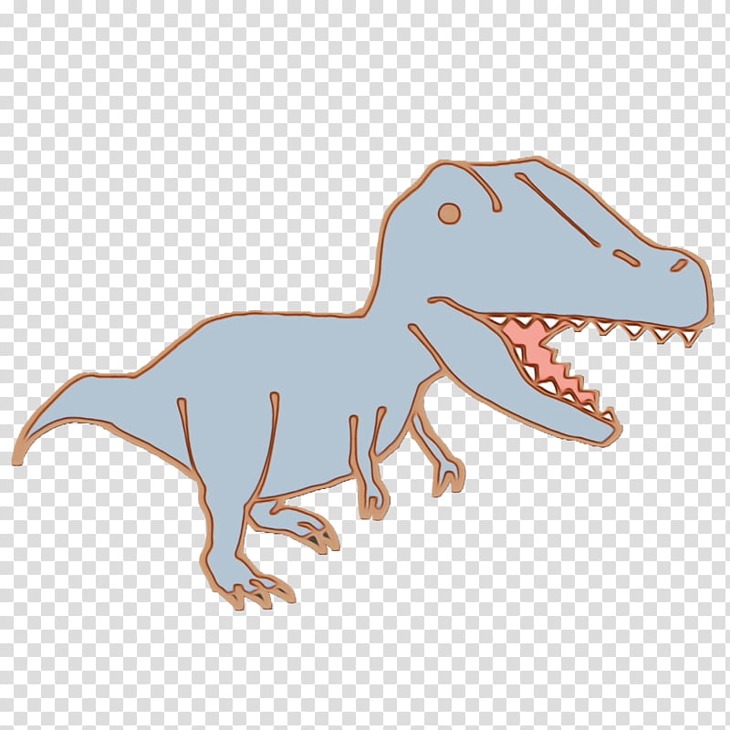 tyrannosaurus velociraptor standing velociraptor biology science, Cartoon Dinosaur, Cute Dinosaur, Dinosaur , Watercolor, Paint, Wet Ink transparent background PNG clipart