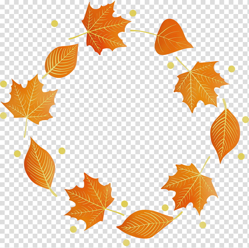 pattern branching, Autumn Frame, Autumn Leaves Frame, Watercolor, Paint, Wet Ink transparent background PNG clipart