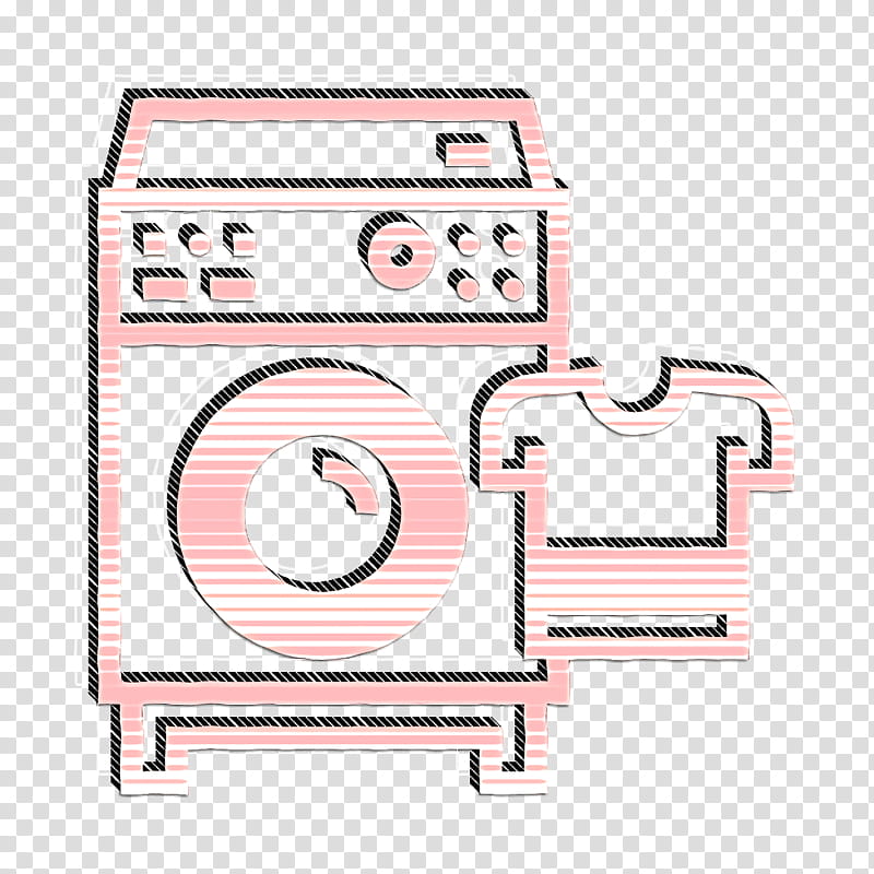 Laundry icon Cleaning icon Furniture and household icon, Machine, Angle, Line, Meter, Simple Machine, Physics, Science transparent background PNG clipart