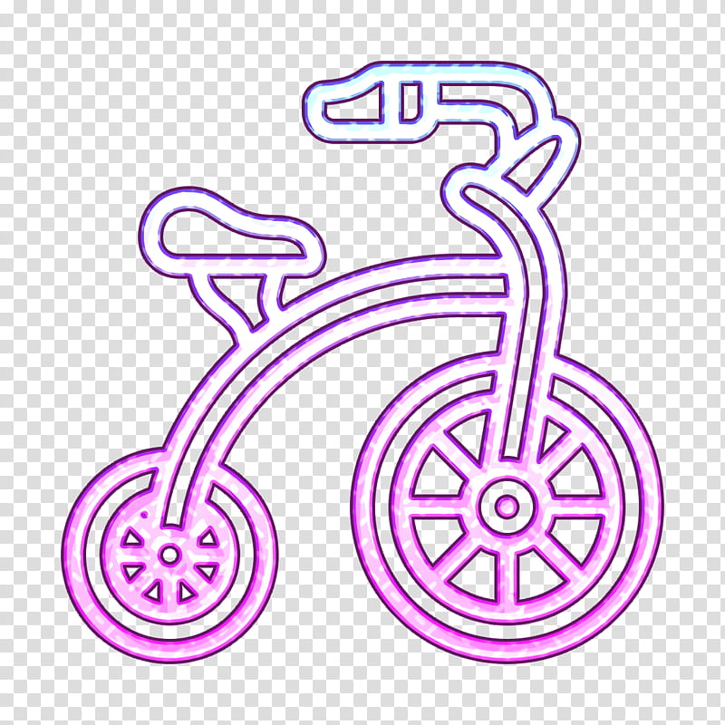 Unicycle icon Ride icon Circus icon, Meter, Purple, Line, Area transparent background PNG clipart