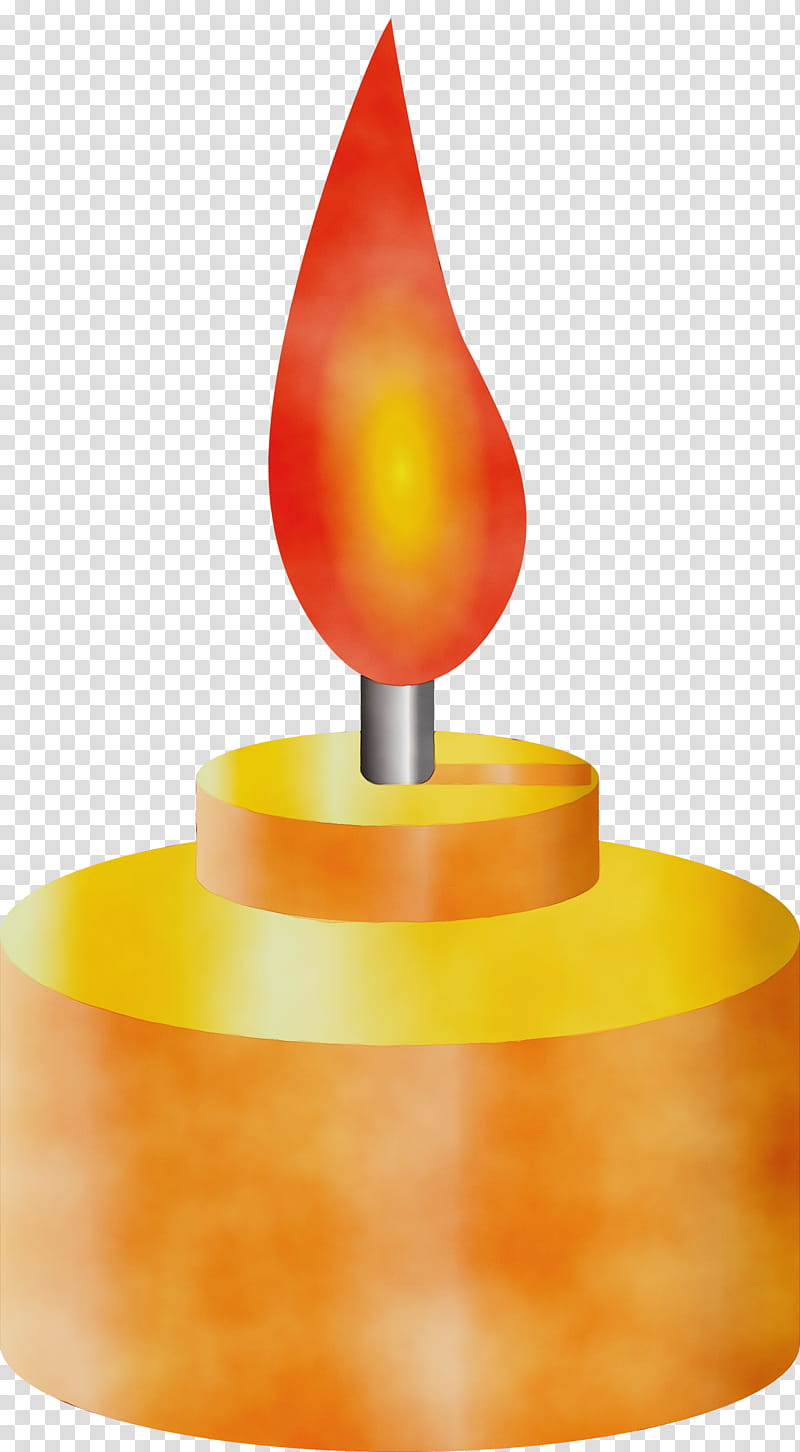 flameless candle lighting wax candle orange s.a., Pelita, Watercolor, Paint, Wet Ink, Orange Sa transparent background PNG clipart