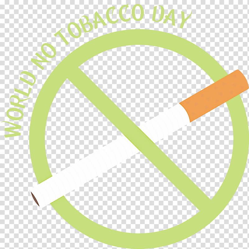 No-Tobacco Day World No-Tobacco Day, NoTobacco Day, World NoTobacco Day, Logo, Organization, Angle, Line, Green transparent background PNG clipart