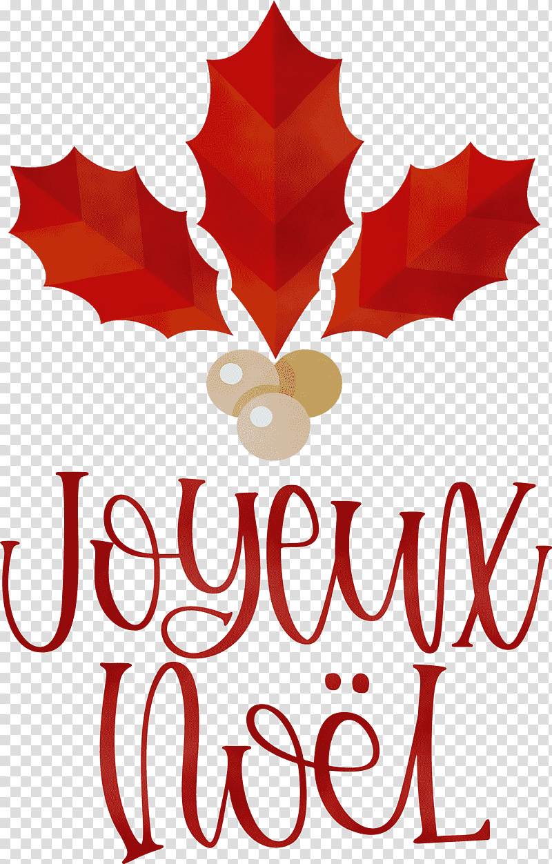 Maple leaf, Joyeux Noel, Watercolor, Paint, Wet Ink, Bell, Jingle Bell transparent background PNG clipart