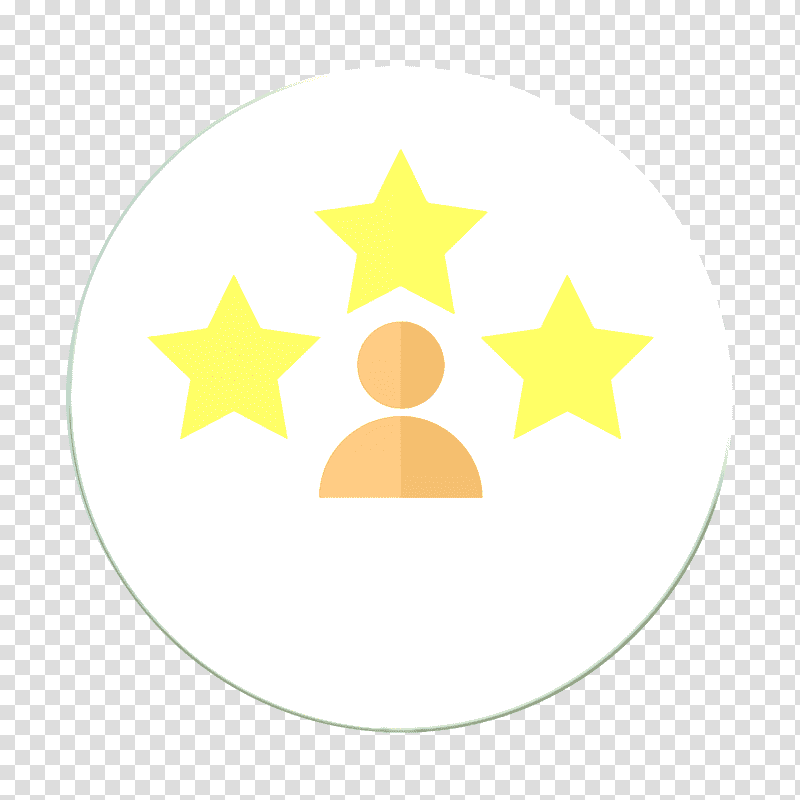 Review icon News icon, Logo, Symbol, Yellow, Meter, Star transparent background PNG clipart