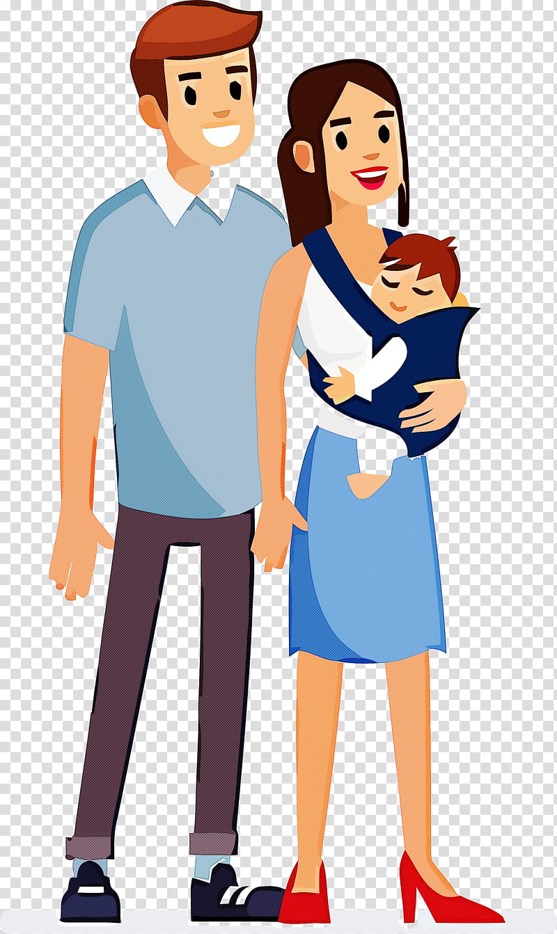 family day happy family day international family day, Cartoon, Gesture, Conversation, Style transparent background PNG clipart