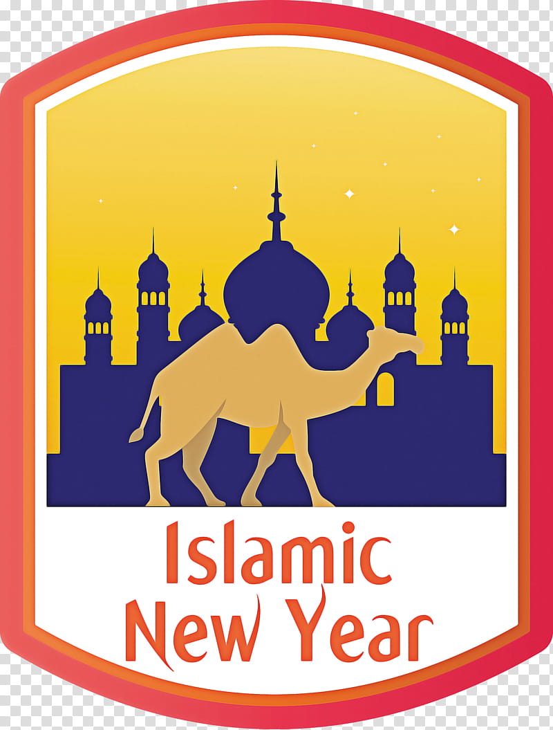 Islamic New Year Arabic New Year Hijri New Year, Muslims, Logo, Line Art, Text, Business Card, Sticker, Label transparent background PNG clipart